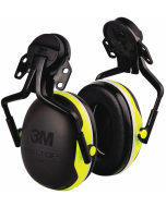 3M Peltor X4P5E Green Helmet Mounted Hearing Protectors
