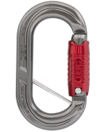 ISC Compact Oval Supersafe Carabiner with Captive Bar