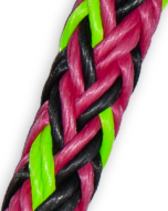 Sterling Streaked 3/4" Hollow Braid