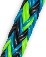 Sterling Streaked 5/8" Hollow Braid