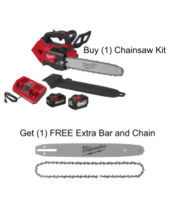 Milwaukee M18 Fuel™ 14" Top Handle Chainsaw Kit, FREE extra Bar and Chain Promo!