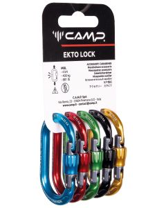 CAMP Ekto Screw Lock Accessory Carabiner Pack of 5