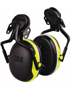 3M Peltor X4P5E Green Helmet Mounted Hearing Protectors