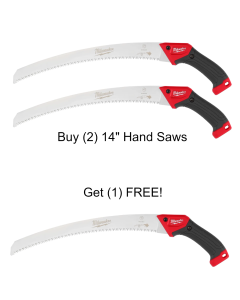 Milwaukee 14" Hand Saw, Buy (2) Get (1) FREE Promo!
