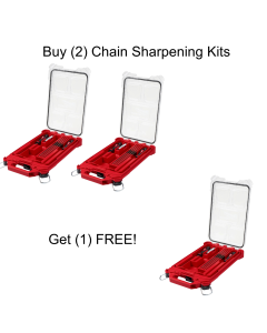 Milwaukee Saw Chain Sharpening Set, Buy (2) Get (1) FREE Promo!