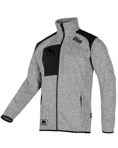 SIP Protection Tundra Silver Fox Grey Zip Sweater