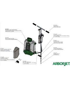Arborjet AccuFlo Soil injector Replacement Parts