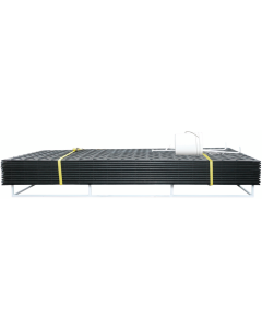 AlturnaMATS MatPak of 12 Black 3' x 8' Ground Protection Mats