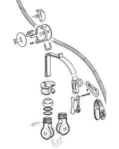 ART RopeGuide TwinLine Replacement Parts