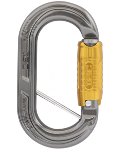 ISC Compact Oval Twistlock Carabiner with Captive Bar
