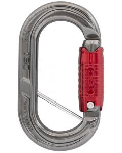 ISC Compact Oval Supersafe Carabiner with Captive Bar