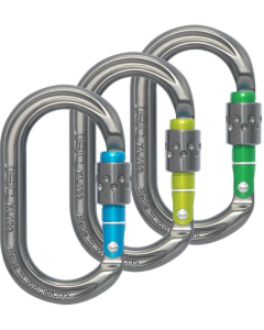 ISC Oval Accessory Screw Lock Carabiner 3 Pack