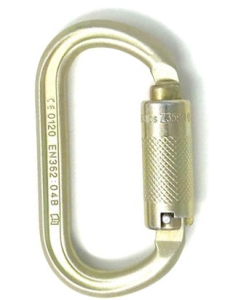 ISC Offset Oval Steel Supersafe Carabiner with ANSI Gate