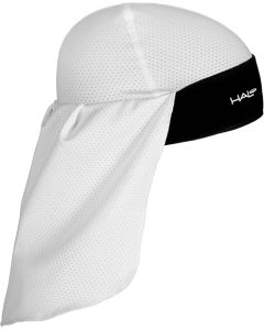Halo White Solar Skull Cap with Tail