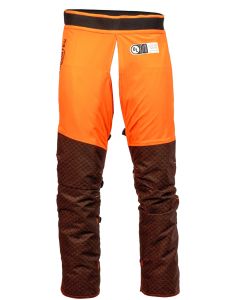 Arbortec Standard Orange Chainsaw Chaps with Fidlock Buckles