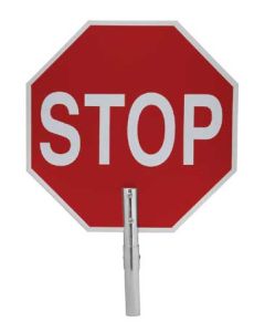 Fred Marvin Stop Slow Sign