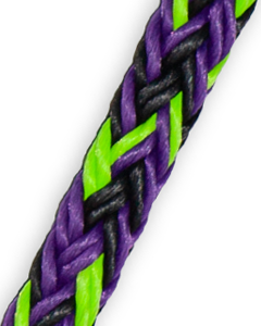 Sterling Streaked 1/2" Hollow Braid