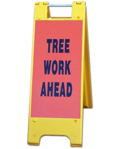 Plasticade Tree Work Ahead Sign