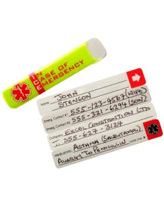 Vital ID Emergency Helmet Sticker