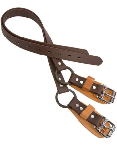 Weaver Synthetic Brown Lower Spur Straps