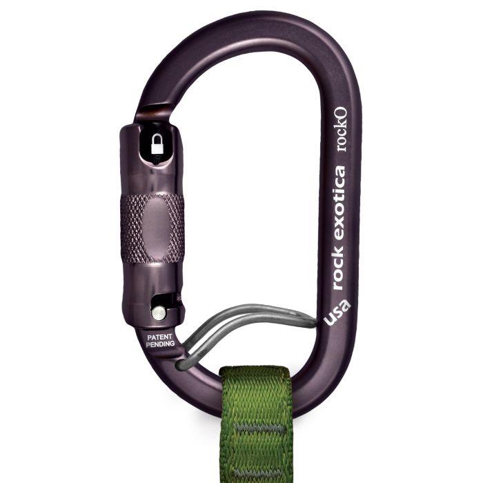 Rock Exotica RockO WireEye Auto-Lock Aluminum Carabiner